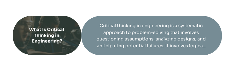 critical thinking in engineering
